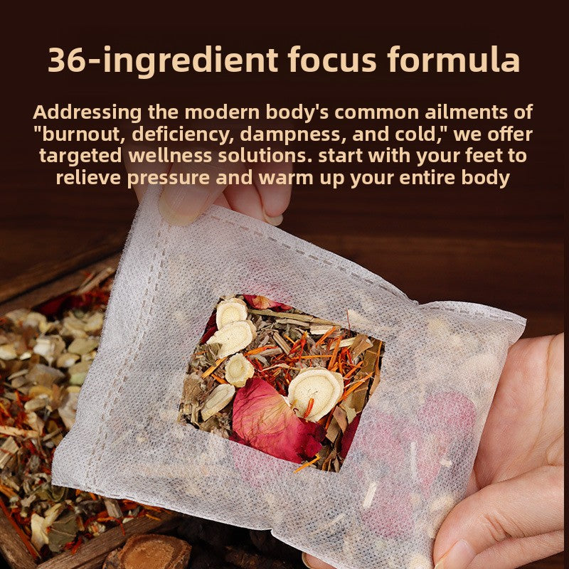 Thirty-Six Flavors of Foot Soaking Herbs Foot Bath Bags