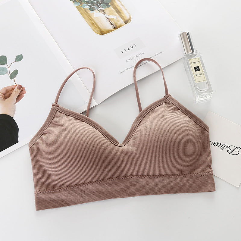Threaded undergarments without steel rings with chest pads