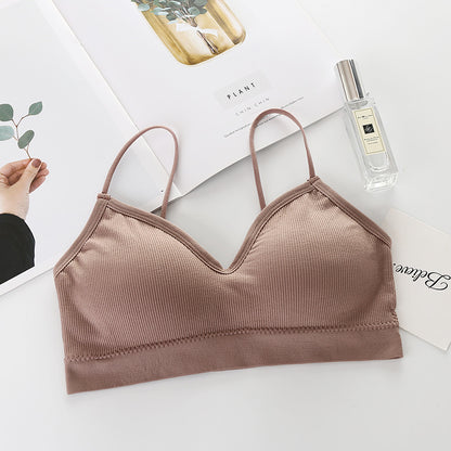 Threaded undergarments without steel rings with chest pads