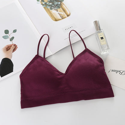 Threaded undergarments without steel rings with chest pads