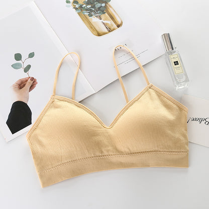 Threaded undergarments without steel rings with chest pads