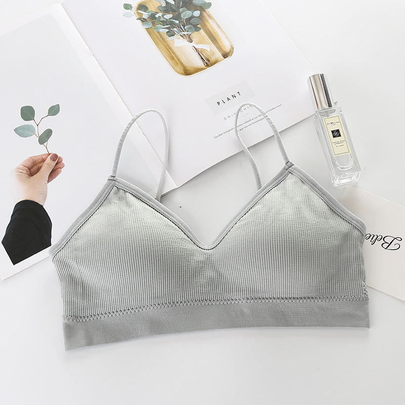 Threaded undergarments without steel rings with chest pads