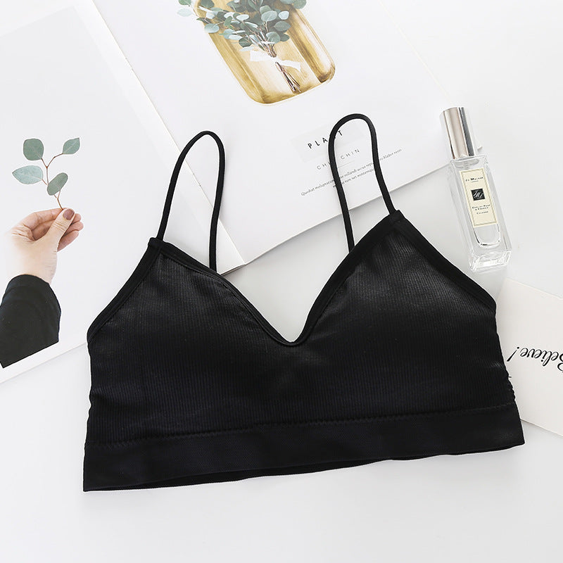 Threaded undergarments without steel rings with chest pads