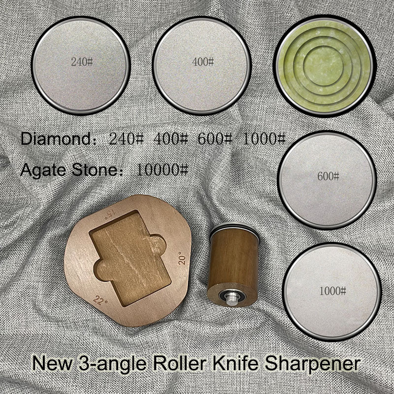 Three-Angle Roller Sharpener