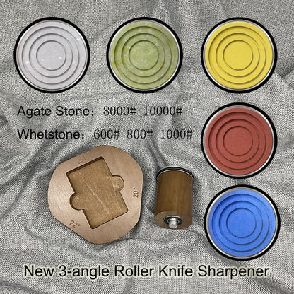 Three-Angle Roller Sharpener