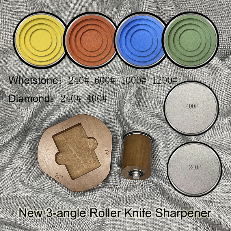 Three-Angle Roller Sharpener