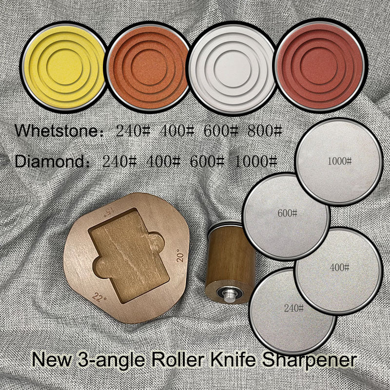 Three-Angle Roller Sharpener