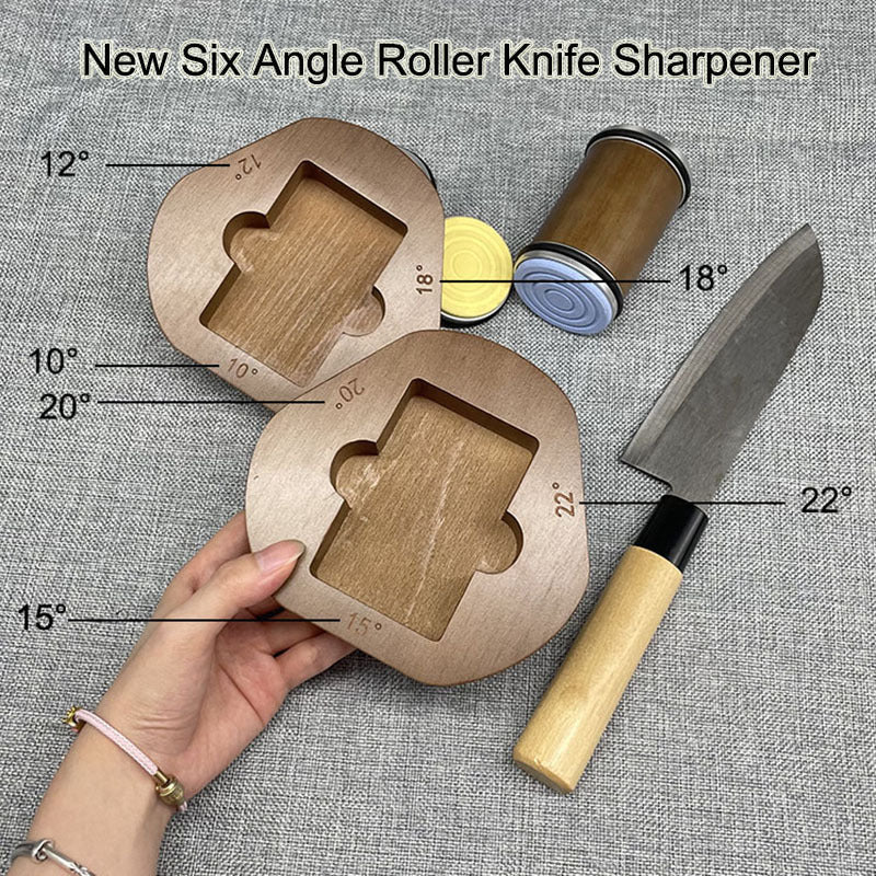 Three-Angle Roller Sharpener