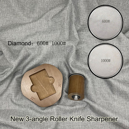 Three-Angle Roller Sharpener