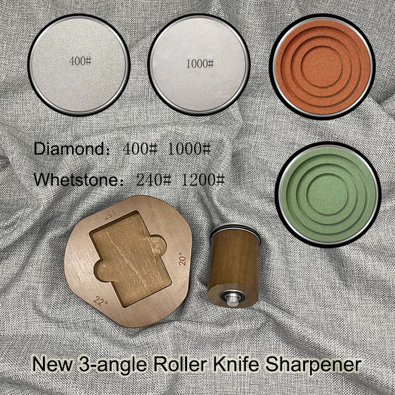 Three-Angle Roller Sharpener