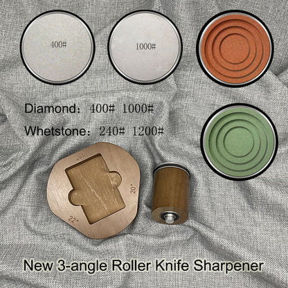 Three-Angle Roller Sharpener