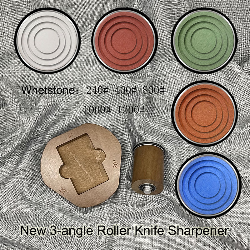 Three-Angle Roller Sharpener