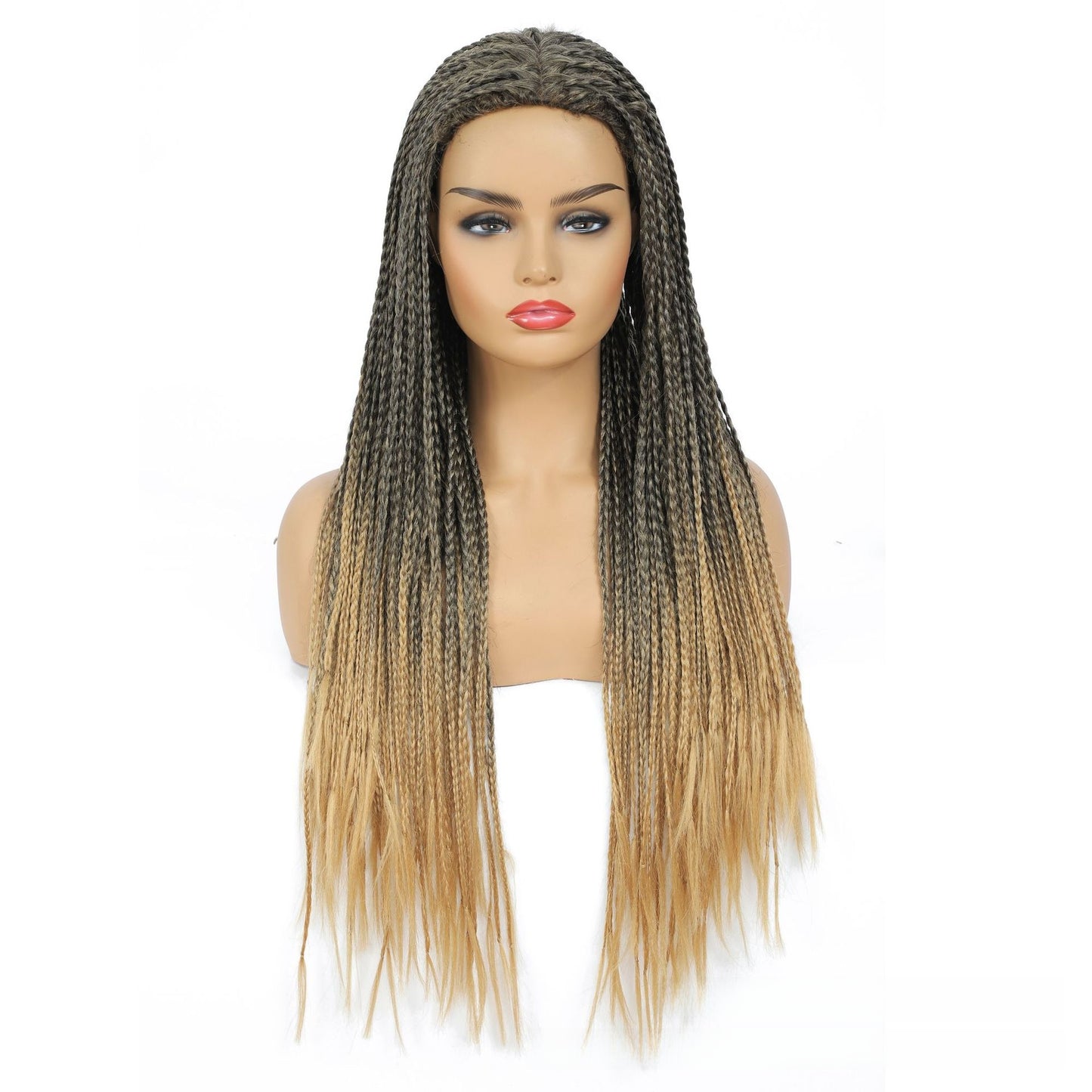 Three-braid wig