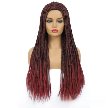Three-braid wig