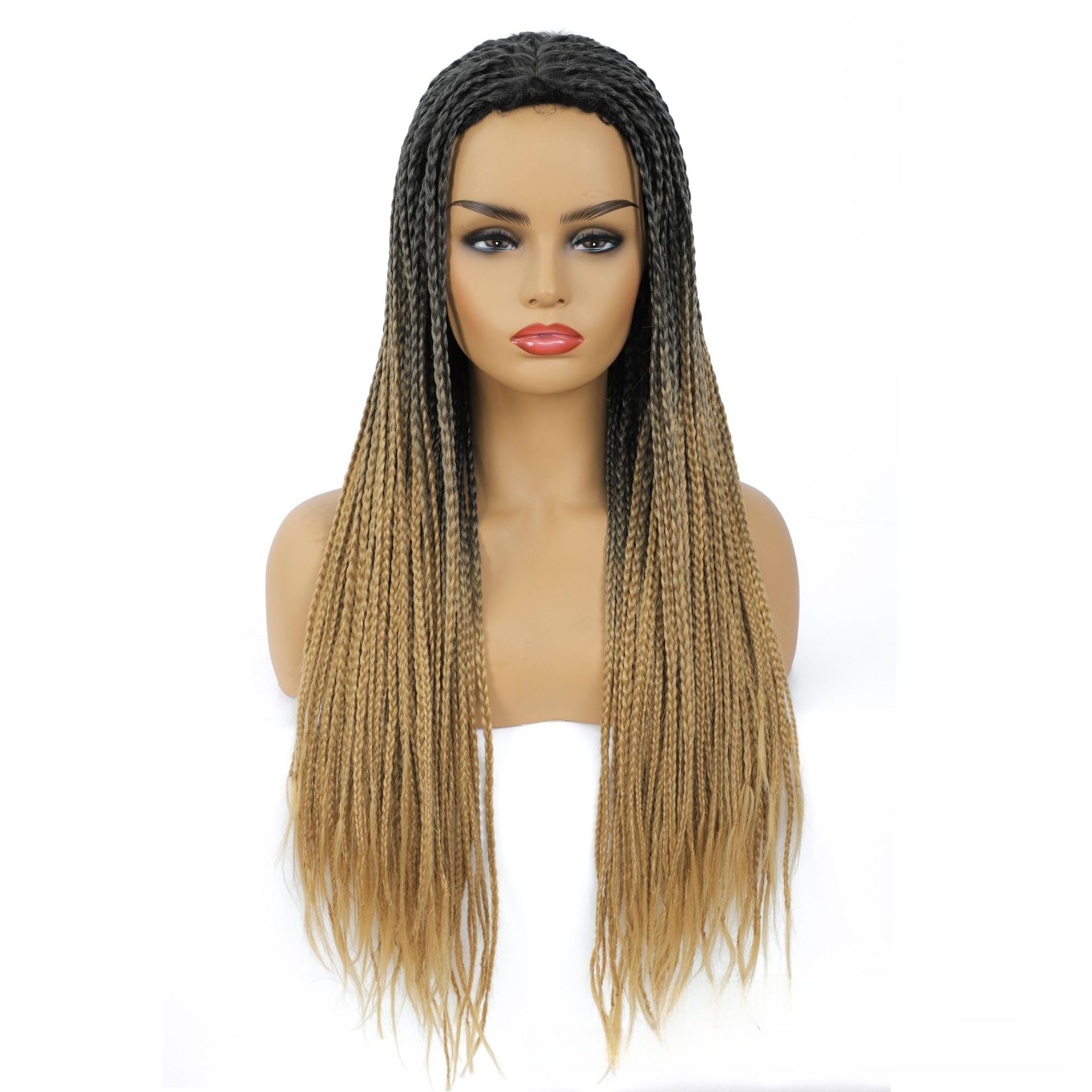 Three-braid wig