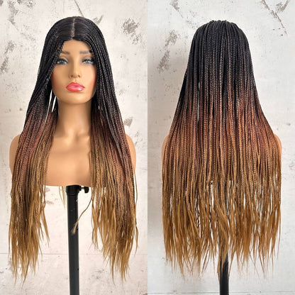 Three-braid wig