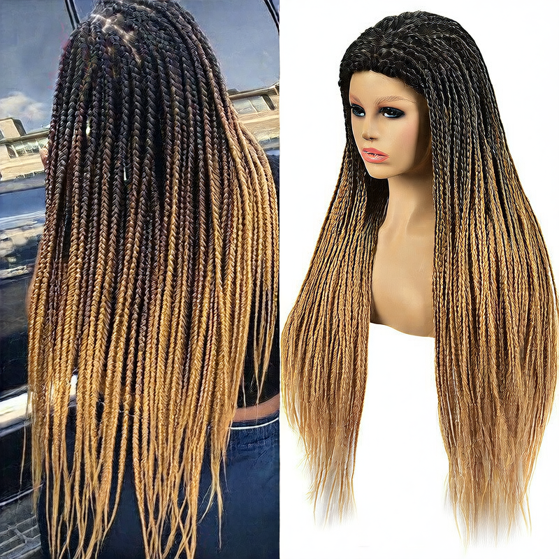 Three-braid wig
