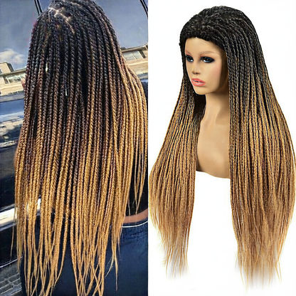 Three-braid wig
