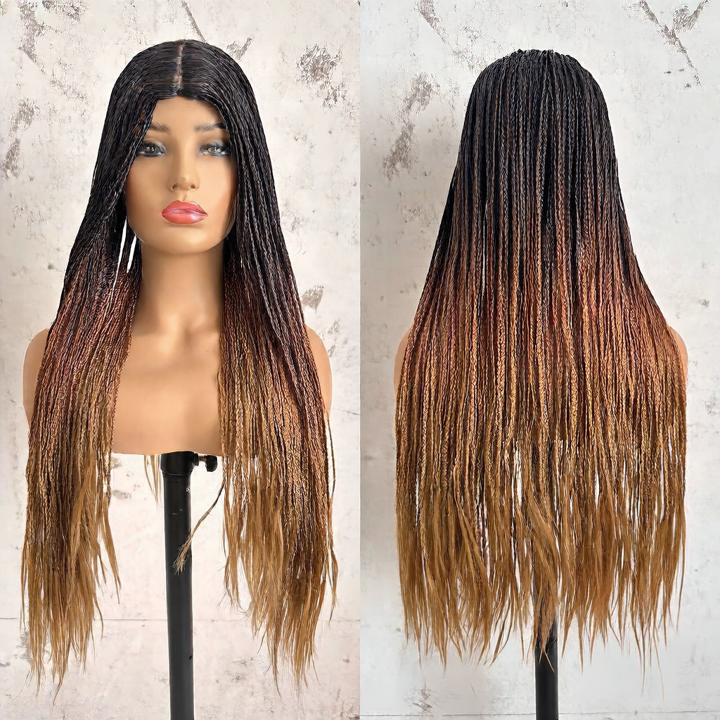 Three-braid wig