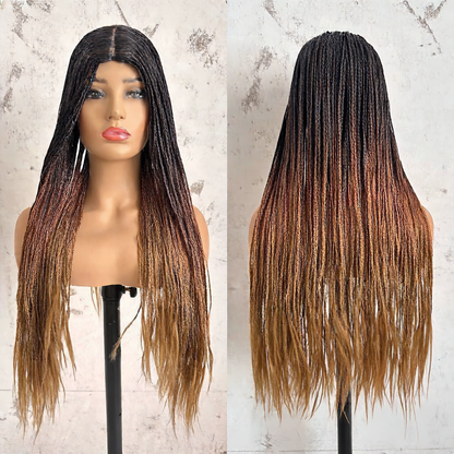 Three-braid wig