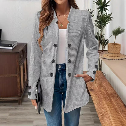 Three-Button Outwear Top Suit