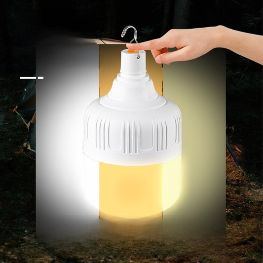 Three-color adjustable usb charging bulb