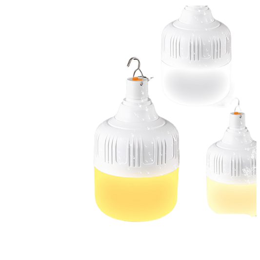 Three-color adjustable usb charging bulb