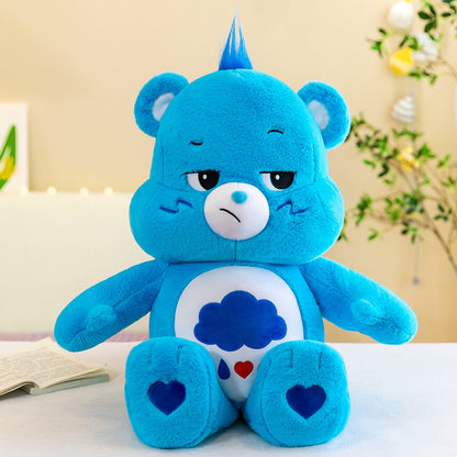 Three-Color Bear Plush Doll Rainbow Stuffed Toy