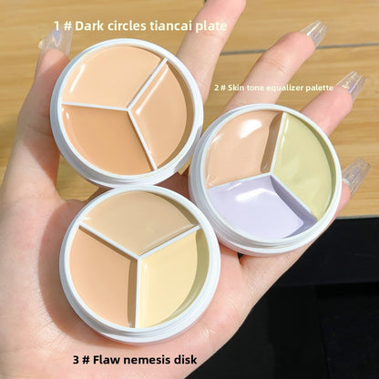Three-Color Concealer for Dark Circles and Spots