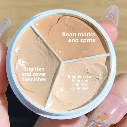 Three-Color Concealer for Dark Circles and Spots