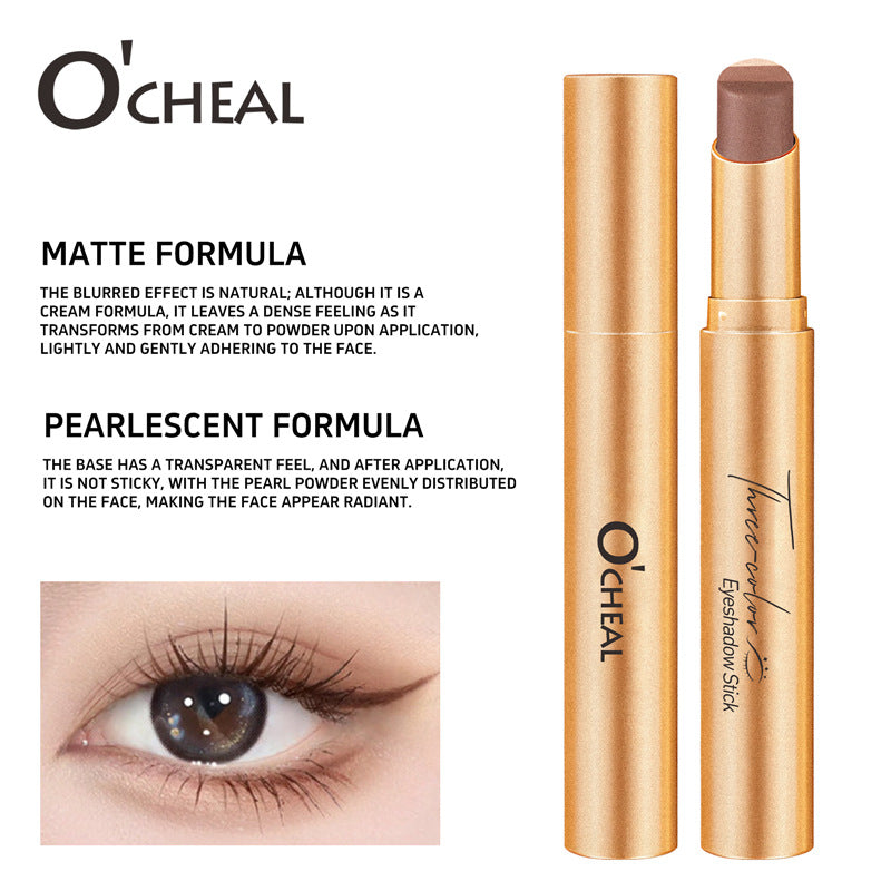 Three-Color Eye Shadow Stick