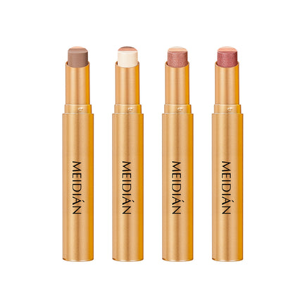 Three Color Eyeshadow Stick Shimmer Metallic Finish