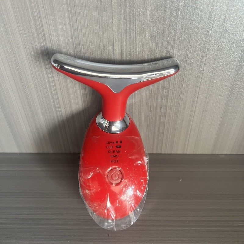 Three-Color Seven-Color Neck Care Massager, Facial Lifting and Firming Beauty Instrument, Neck Beauty Instrument