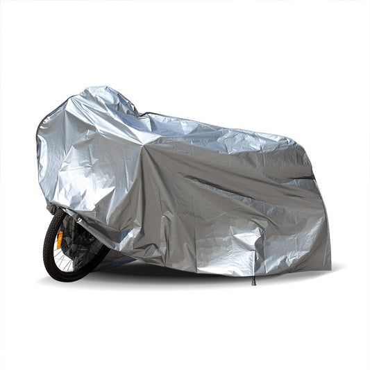 Three-dimensional bicycle cover, motorcycle jacket, car hood