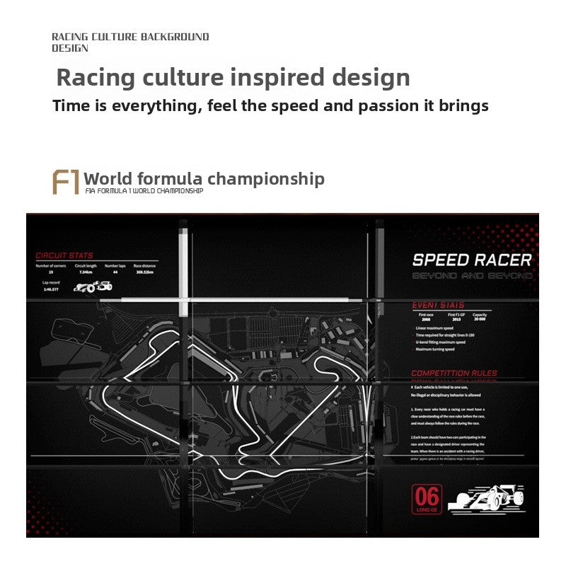 Three-dimensional Car Model Wall Display