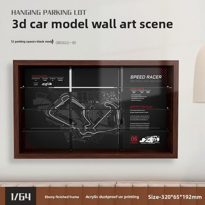 Three-dimensional Car Model Wall Display