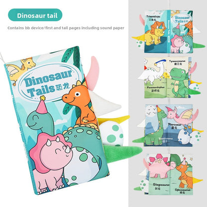 Three-dimensional fruit and vegetable dinosaur tail early education book