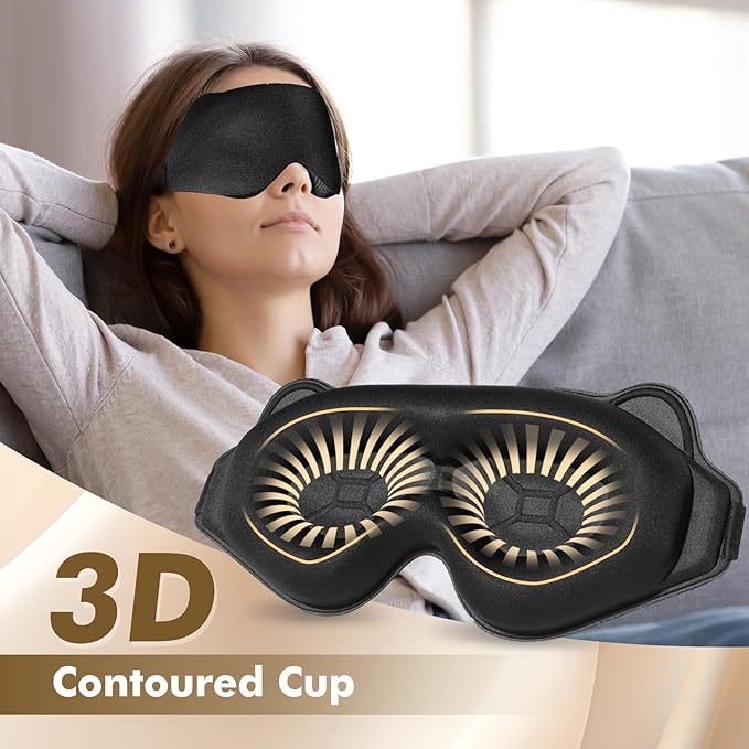 Three-dimensional shading eye mask