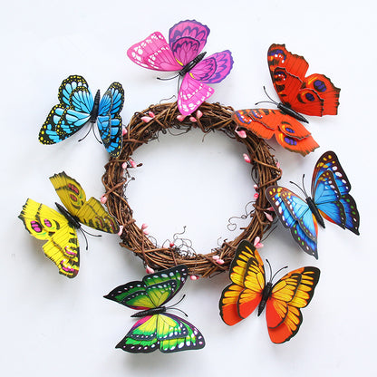 Three-dimensional simulated butterfly
