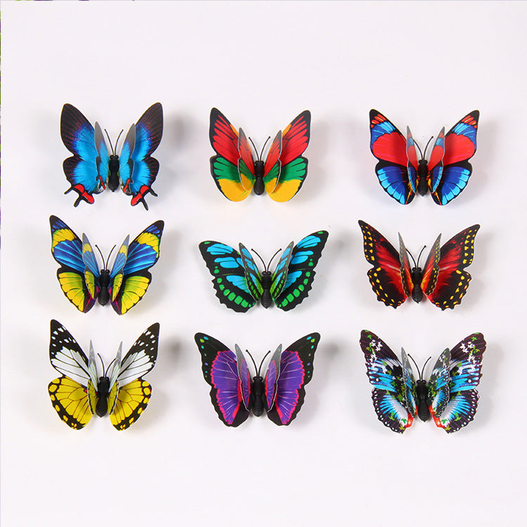 Three-dimensional simulated butterfly