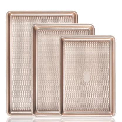 Three Golden Baking Pans