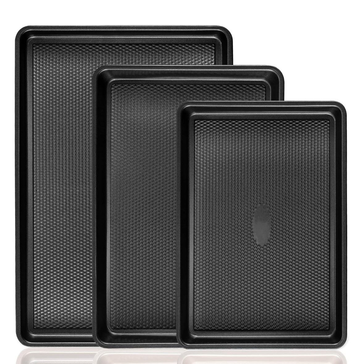 Three Golden Baking Pans