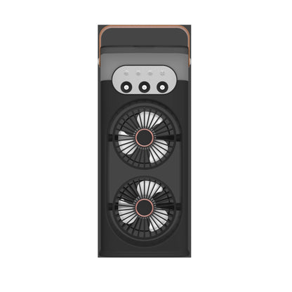Three-hole double-head spray fan