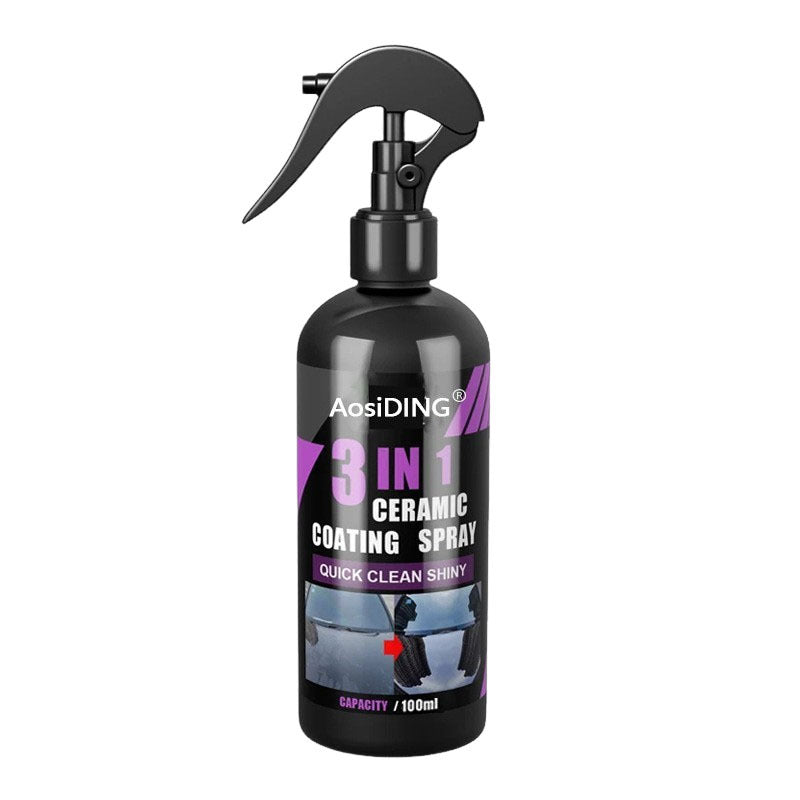 Three-in-one ceramic coating agent