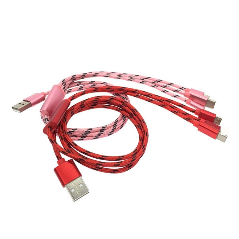 three-in-one data cable