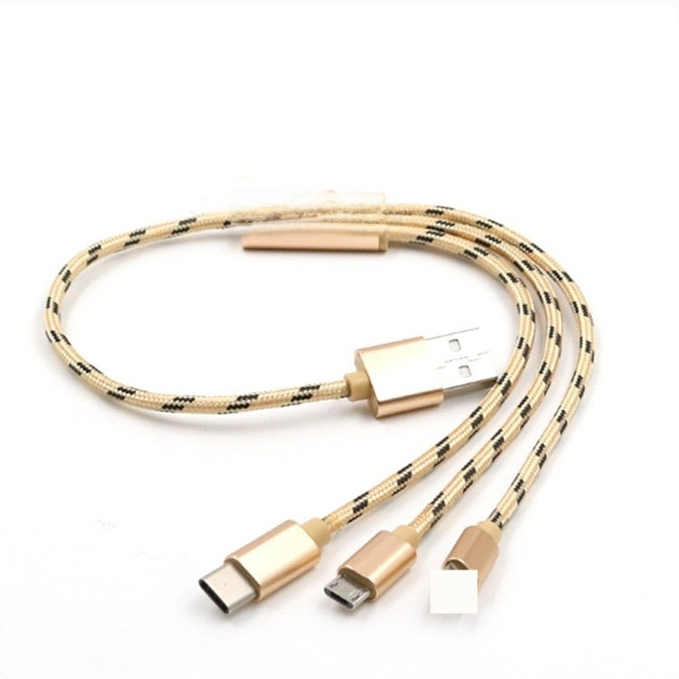 three-in-one data cable