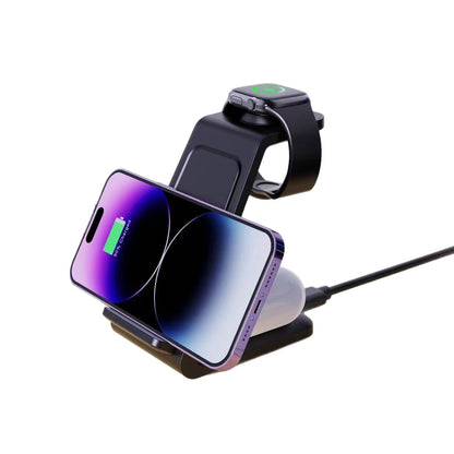 Three-in-One Desktop Wireless Charger