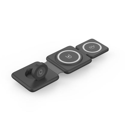 Three-in-One Foldable Magnetic Wireless Charger