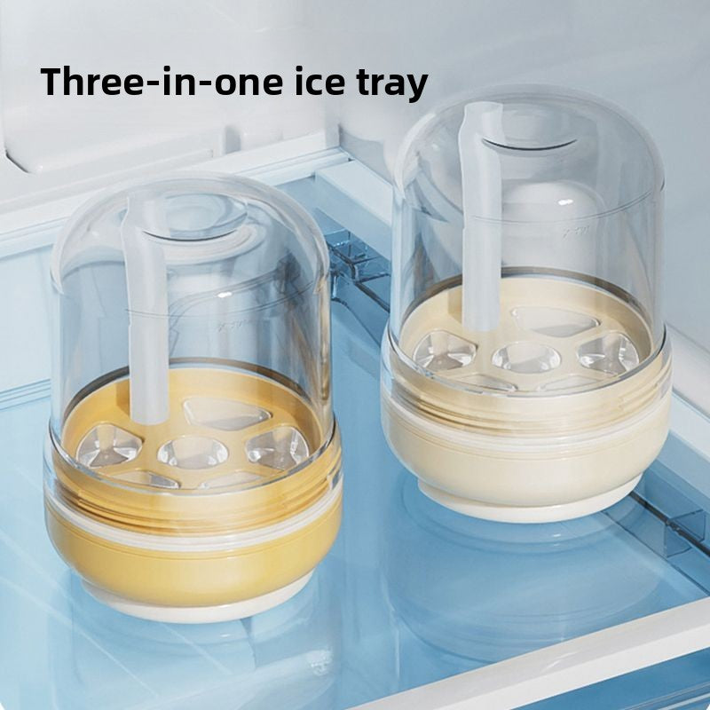 Three-in-One Ice Tray Portable Water Cup