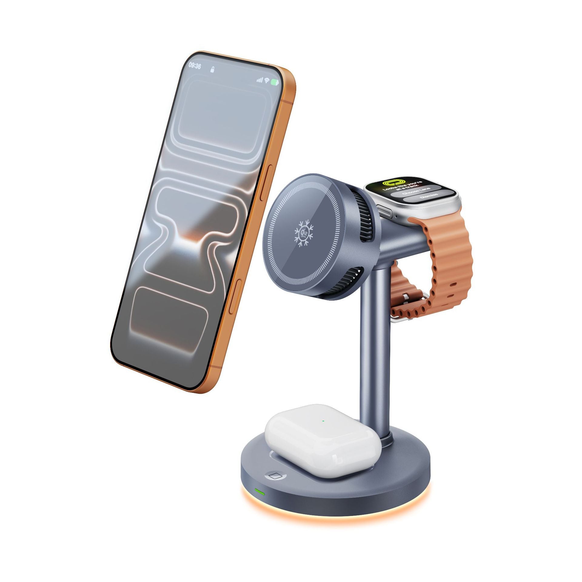 Three-In-One Magnetic Wireless Charger